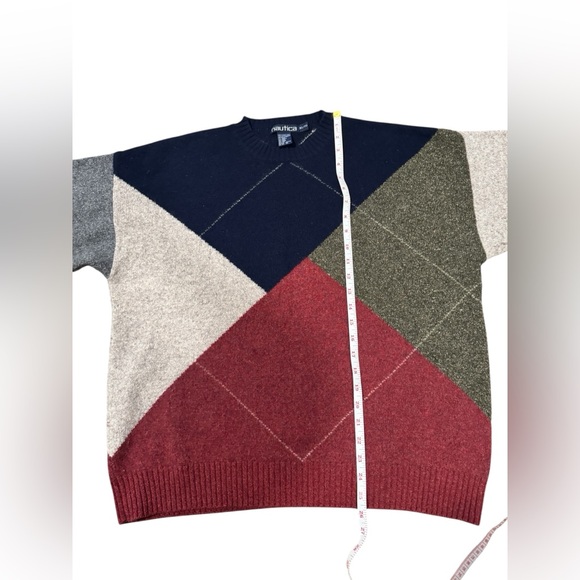 Vintage 90's Nautica Men's Wool and Silk Mix  Sweater Size XL - Picture 14 of 15